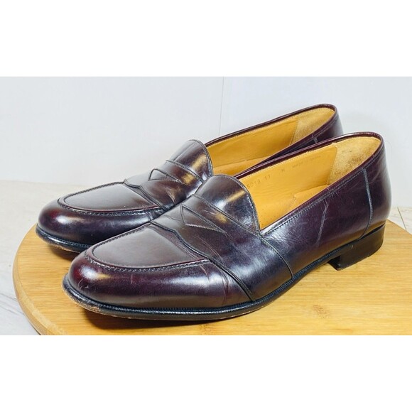 Magnanni Shoes Mens 11N Penny Loafers Brown Leather Slip On Dress Formal main image 5